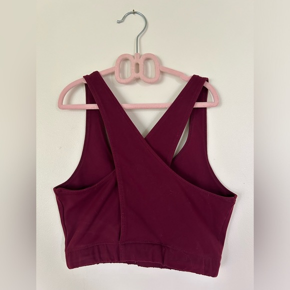 Gymshark Burgundy Sports Bra - Picture 2 of 5